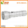 Factory Supply OEM EDC Metal Material 3AAA cell Powered 21led aluminum led flashlights made in china